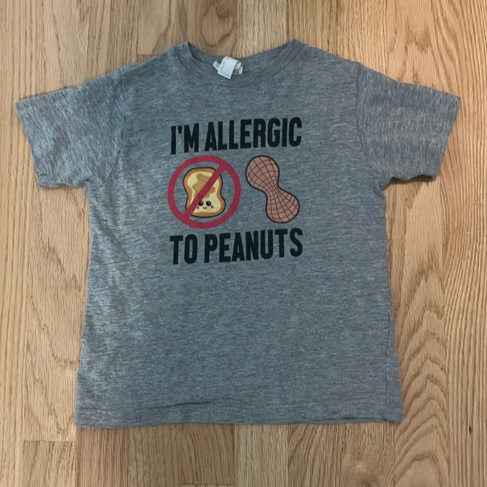 I’m allergic to peanuts tshirt